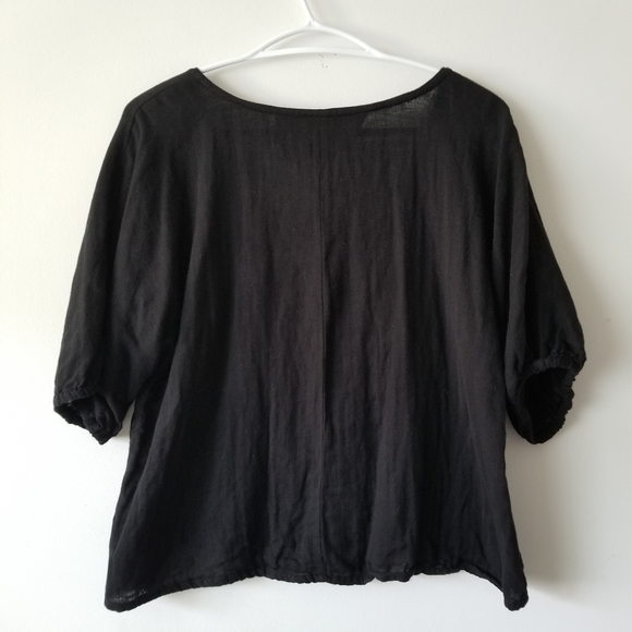 EMERSON FRY India Collection Rosemary Top Size XS/S - Black Organic - Picture 4 of 12